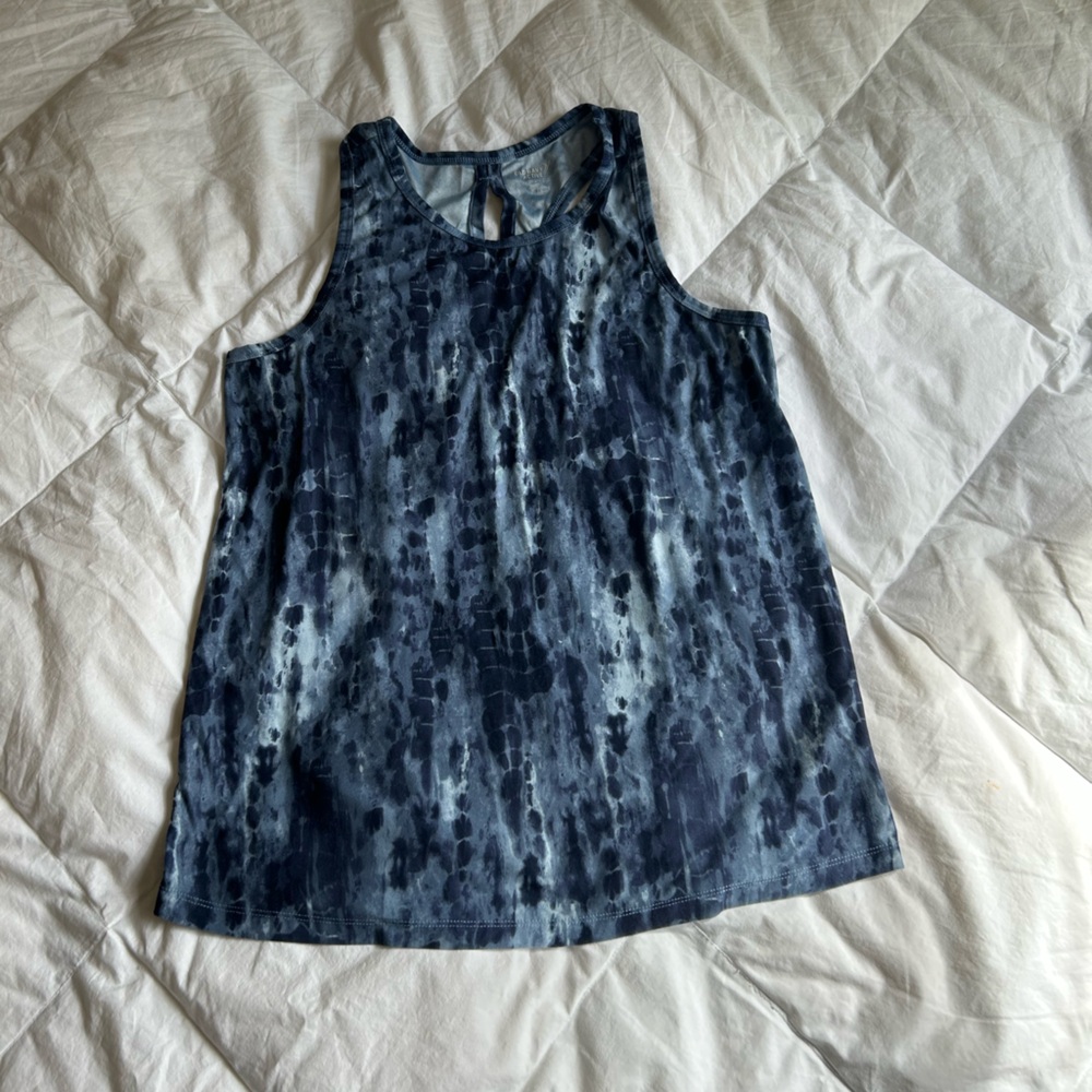 Old Navy Blue Tie-Dye Tank Top